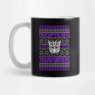 Transformers Gen 1 Decepticons - Ugly Christmas sweater Mug